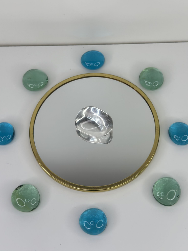 Bergkristal trommelsteen