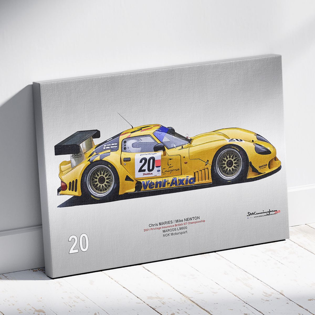 C231002 MARCOS LM600 British GT 2001 NCK Motorsport #20 BrandsHatch
