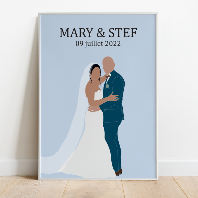AFFICHE PORTRAIT PHOTO PERSONNALISABLE (à imprimer)