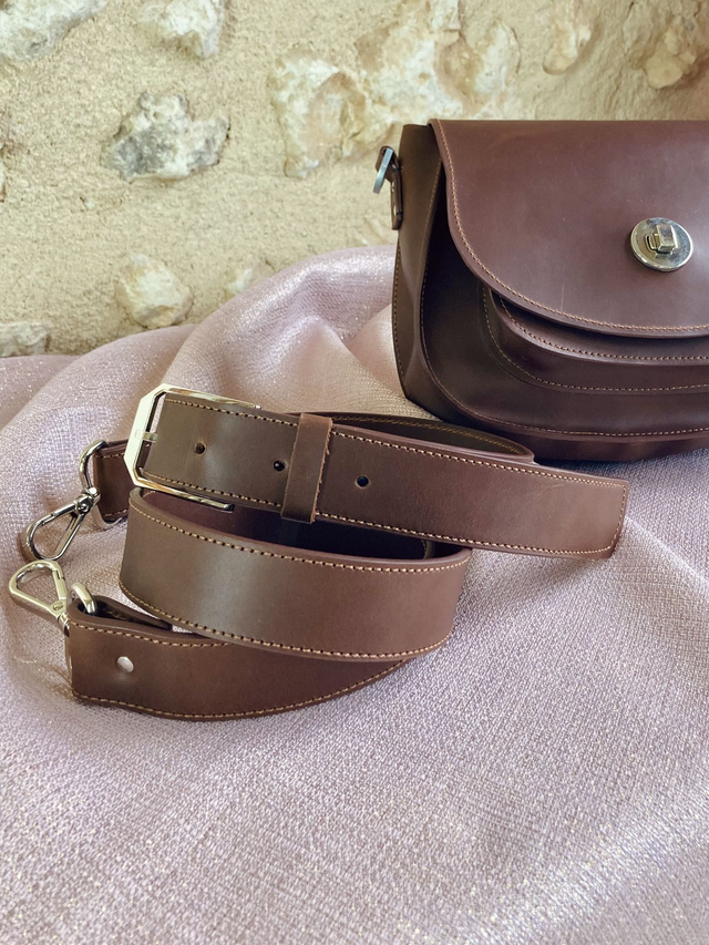 Baroudeuse Cuir Marron