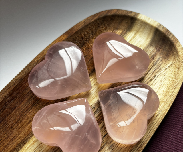 High-Quality Rose Quartz Heart 💗 Love • Harmony • Self-Care