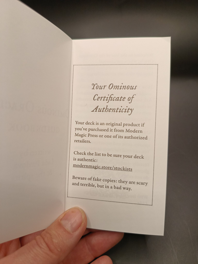 Ominous Oracle: a spooky deck for the Halloween season * by Lida Pavlova & Khvost