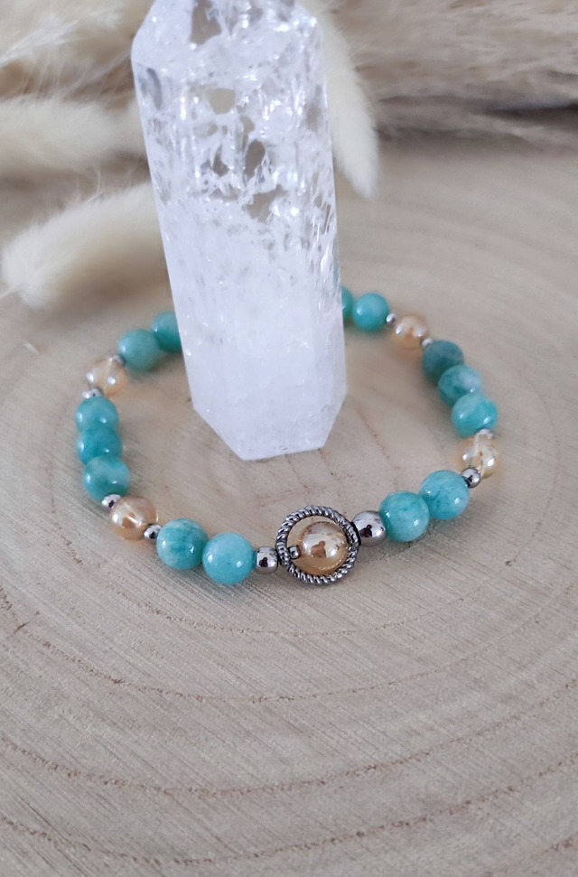 Bracelet "Colères" Amazonite