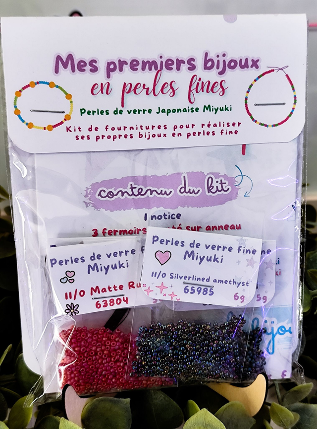 Mes Premiers bijoux en perles fines Miyuki