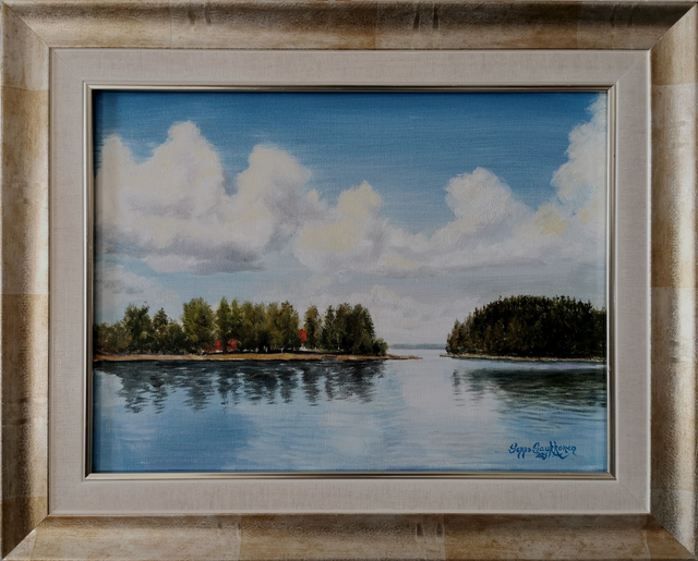 Anitsanlahti Parikkalasta 2025. (30x40cm)