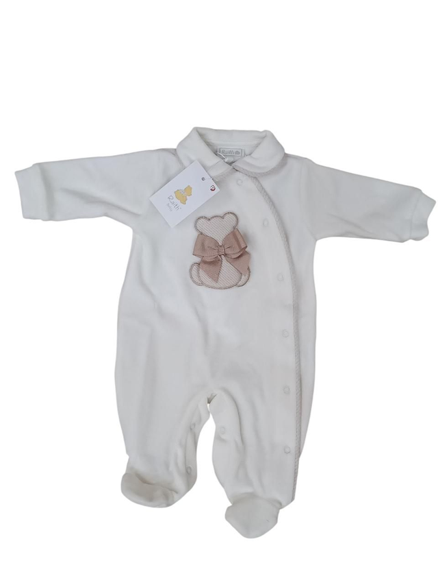 Pyjama ecru nounours 1m