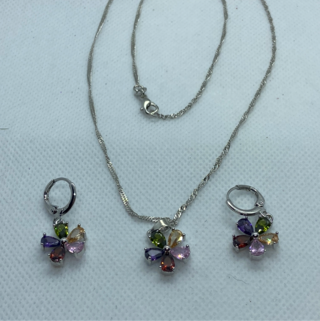 Multi Colour Crystal Set