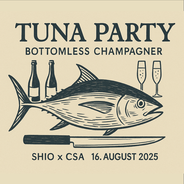 Tuna Party Bottomless Champagner @Café Schöne Aussichten 16.08.2025