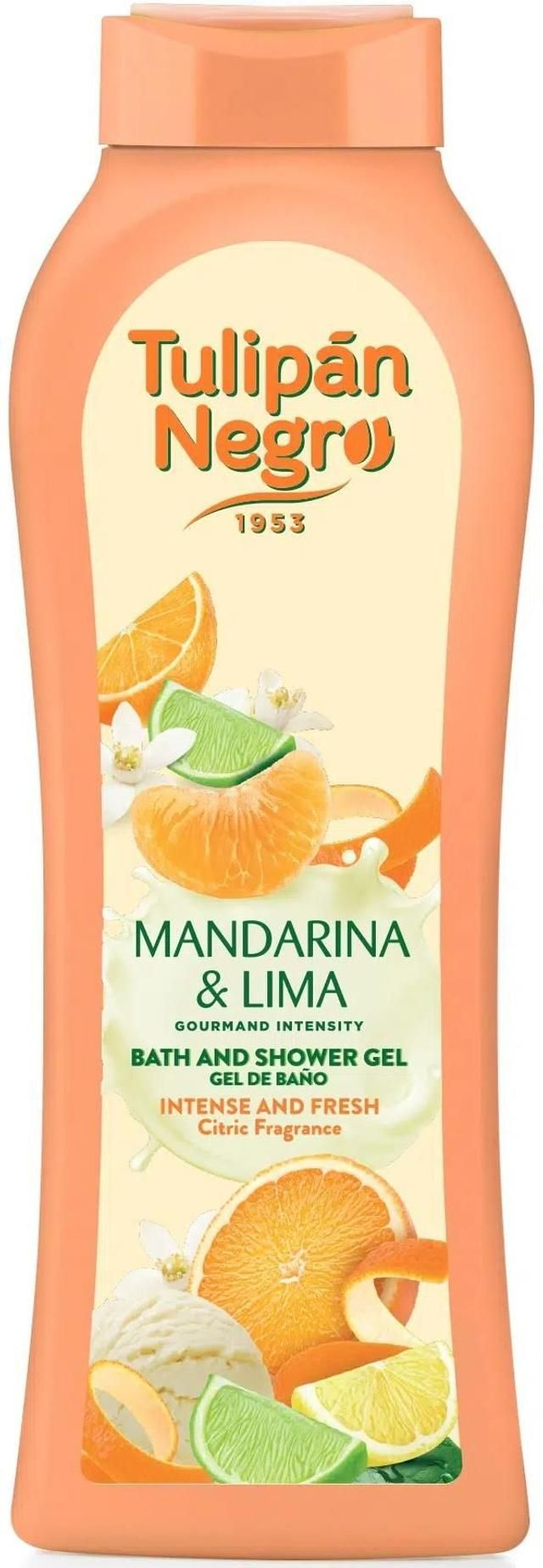 Tulipán Negro Gel Baño Mandarina &amp; Lima 650ml