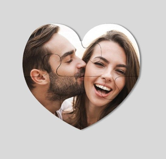 Magnete CUORE Mini Puzzle 8x8 cm. Magnete Mini Puzzle 8x8 cm. 