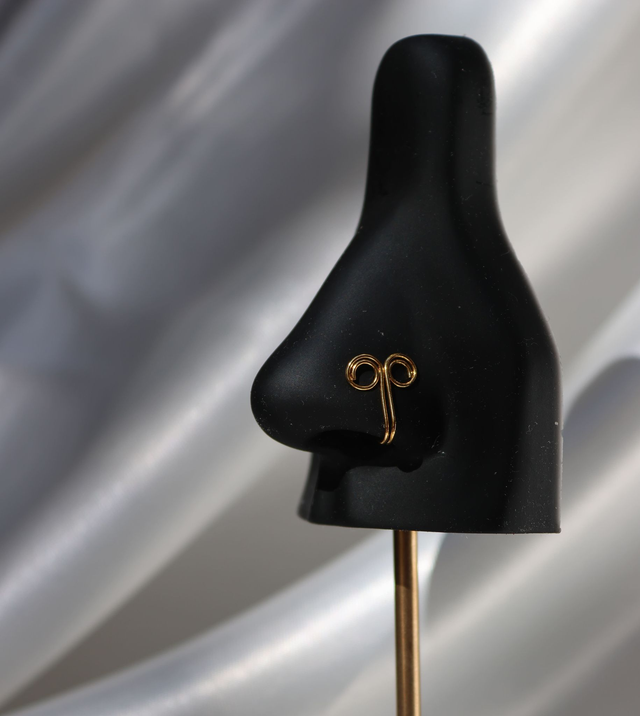 Faux piercing de nez Pinny doré