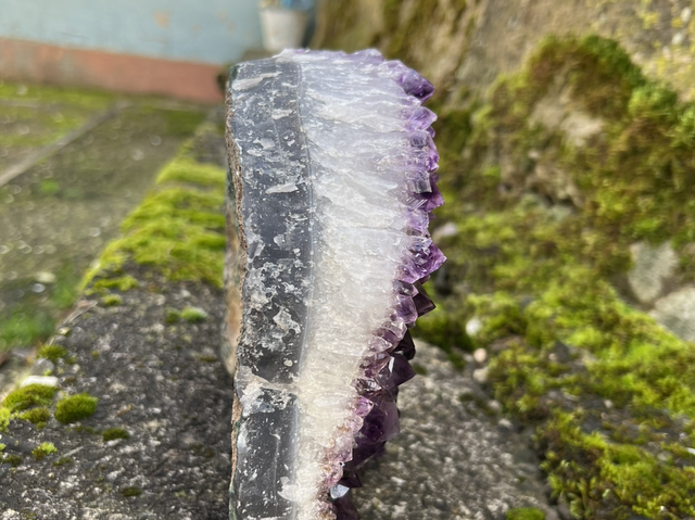 Druse d’améthyste naturelle - Pierre de calme, sérénité et harmonie