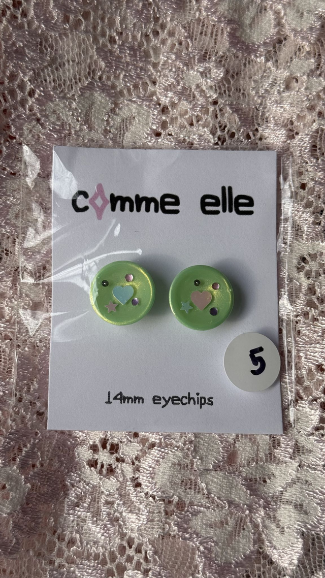 14mm eyes - 3D STRASS