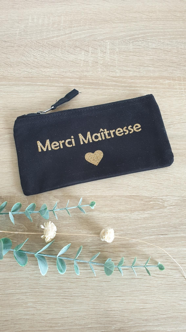 Trousse noire Merci Maîtresse
