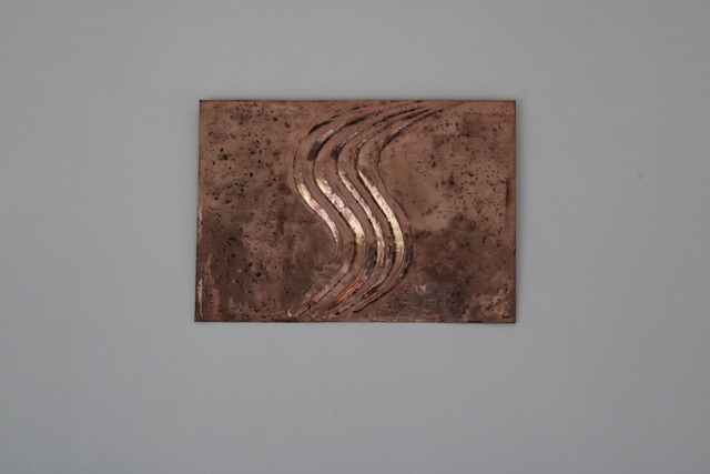 Copper Wall Art Modern Art Wall Decor Hand Made Picture , copper art