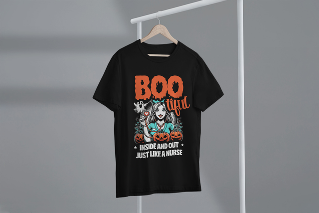 Boo-tiful Inside And Out Just Like A Nurse, Nurse, Halloween. Von innen und außen bezaubernd, genau wie eine Krankenschwester, Krankenschwester