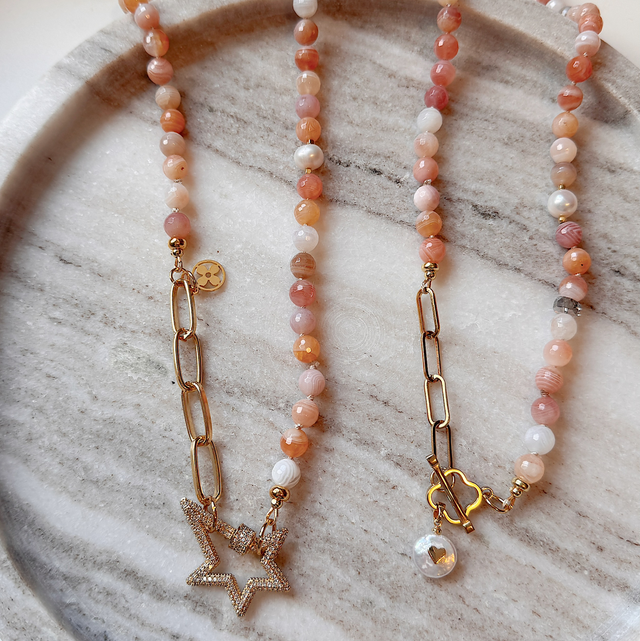 STELLA Pfirsich Achat 