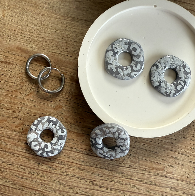 Big donut léo argenté