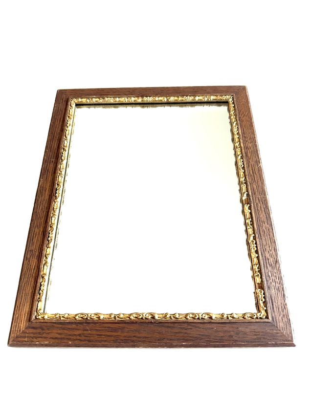 Miroir bois et doré 