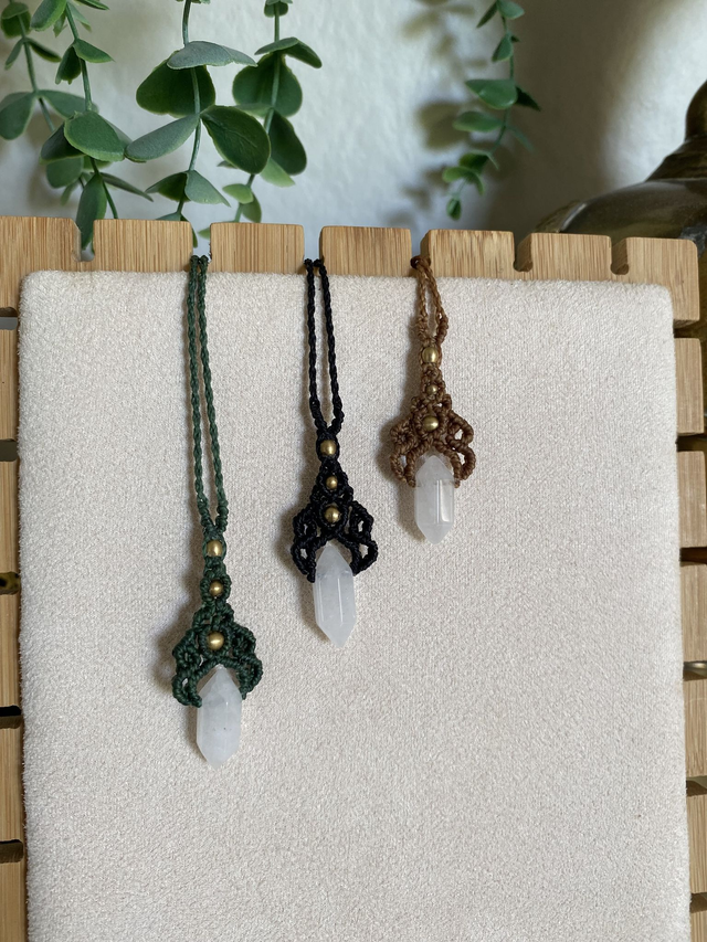 Sautoir / Pendule - CRISTAL DE ROCHE