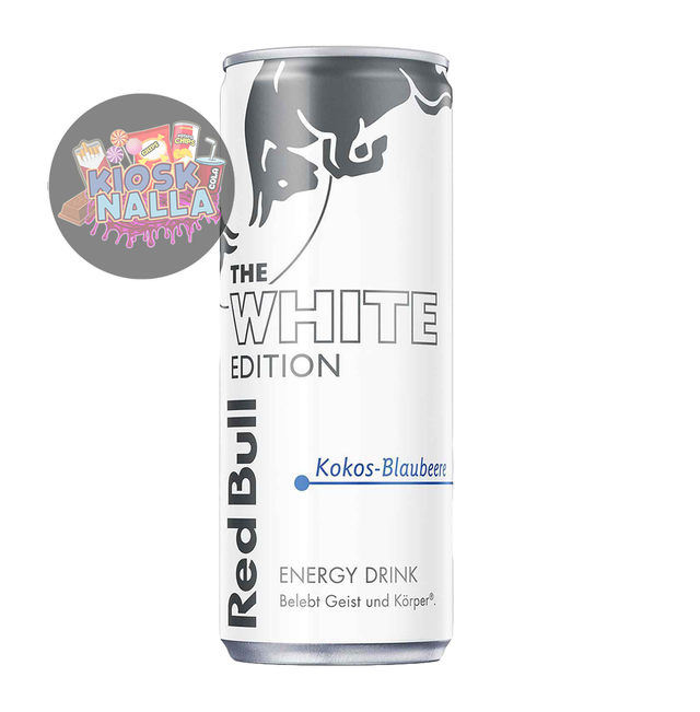 Red Bull Energy Drink White Edition Kokos-Blaubeere 4x250ml