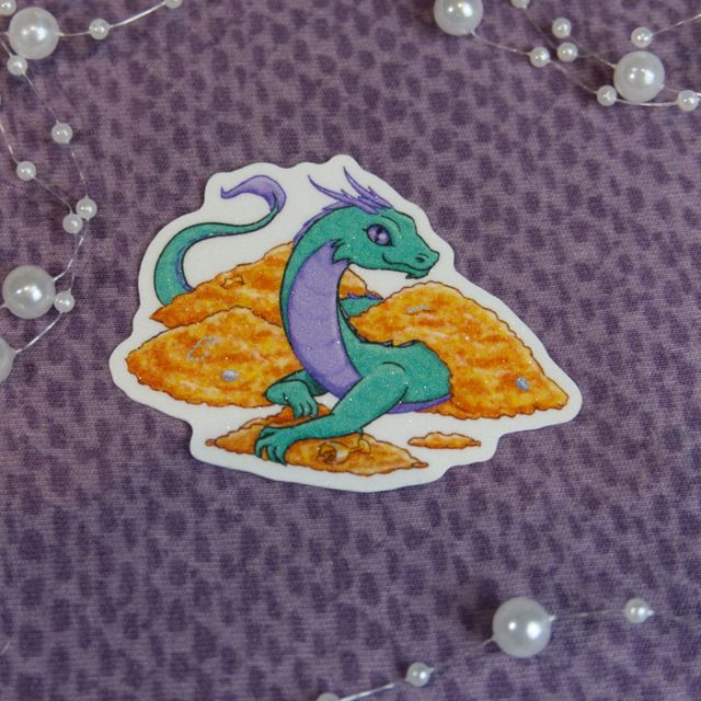 Frosted Sticker Dragon Hoard
