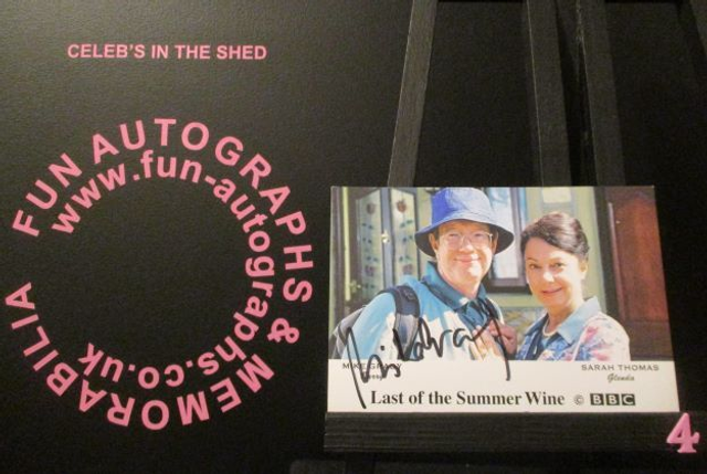Mike Grady (Barry) Authentic Autographed Last Of The Summer Wine 6x4 Cast Card (4)