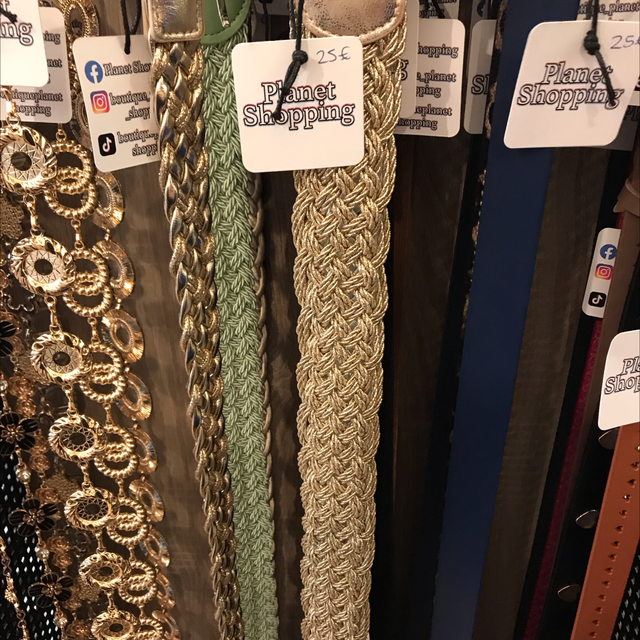 Ceinture tresse 