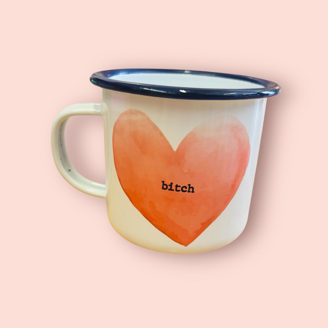 Mug émaillé Bitch