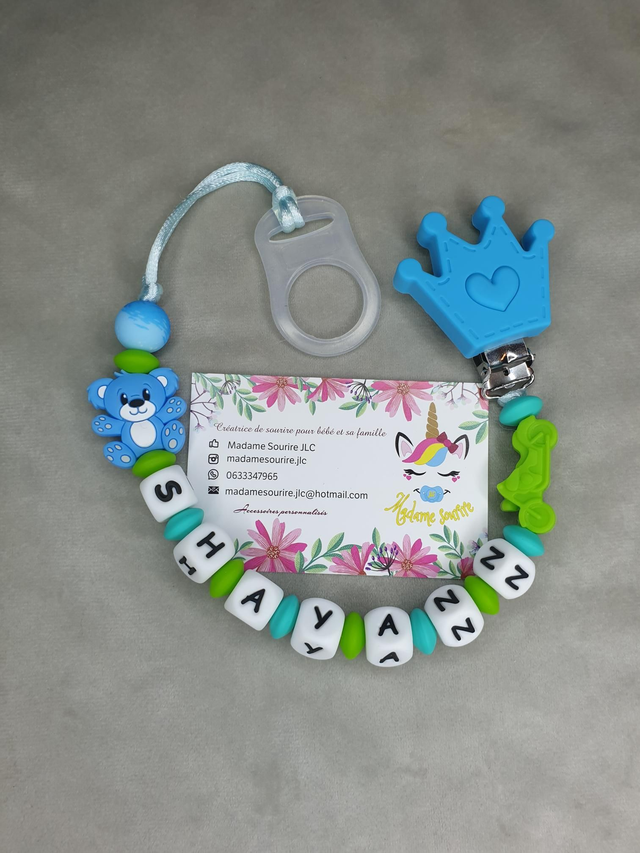 Attache Tétine Ourson +