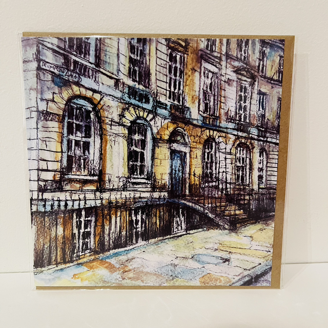 Greetings card-Edinburgh, Drummond Place