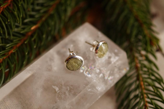 Clous d'oreilles - Sauge