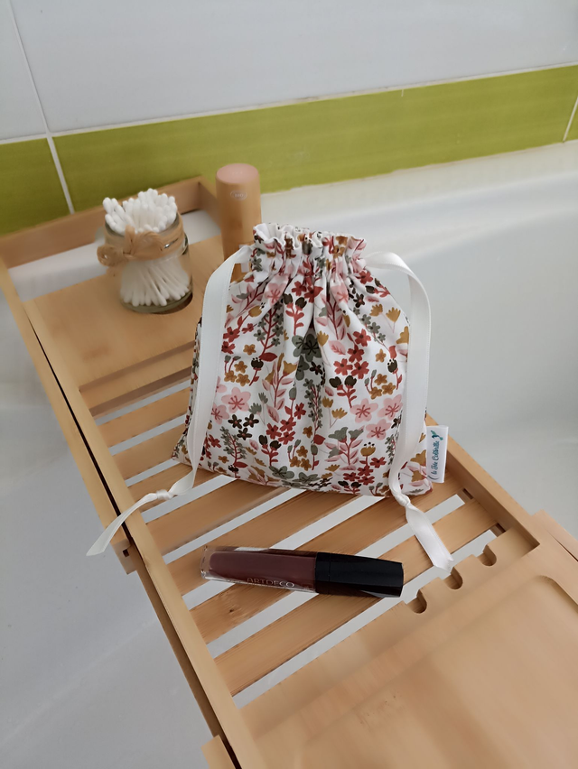 Ensemble de 8 lingettes avec pochon assorti - Spring