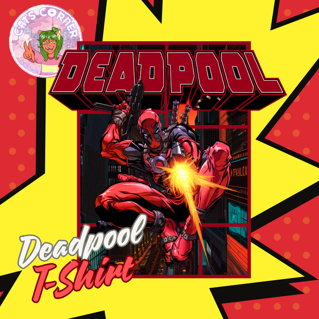 Cats Corner - Deadpool T-Shirt 
