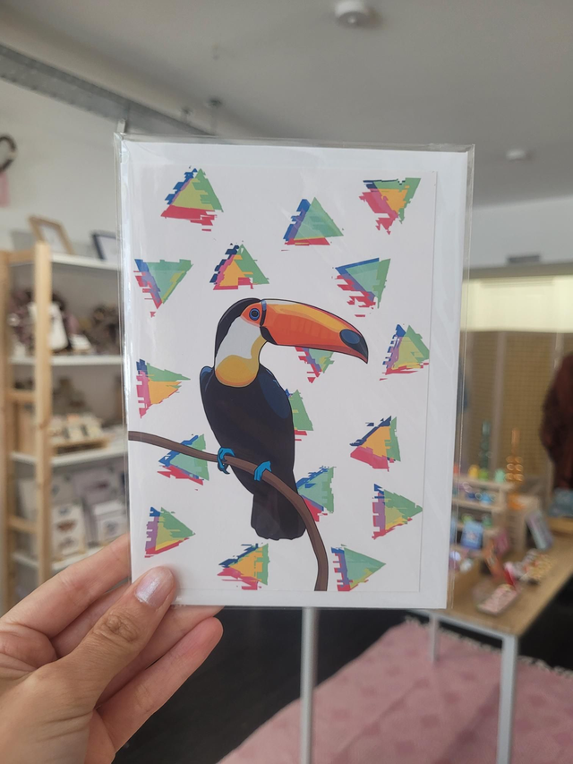 Toucan Bird Greetings Card - NW-017