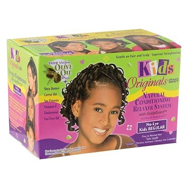 Africa'S Best Kids Organics Natural Conditioning Relaxer System With Scalpguard - No Lye Regular