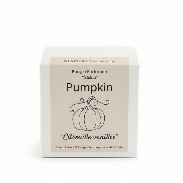 Bougie parfumée "Pumpkin" - Citrouille givrée