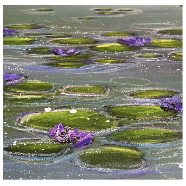 Cartolina doppia Ninfee 1