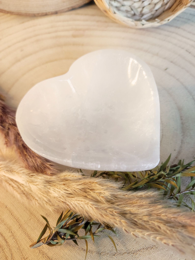 Bol Sélénite Coeur