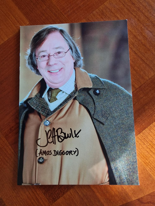 Autographe Jeff Rawle (Amos Diggory)