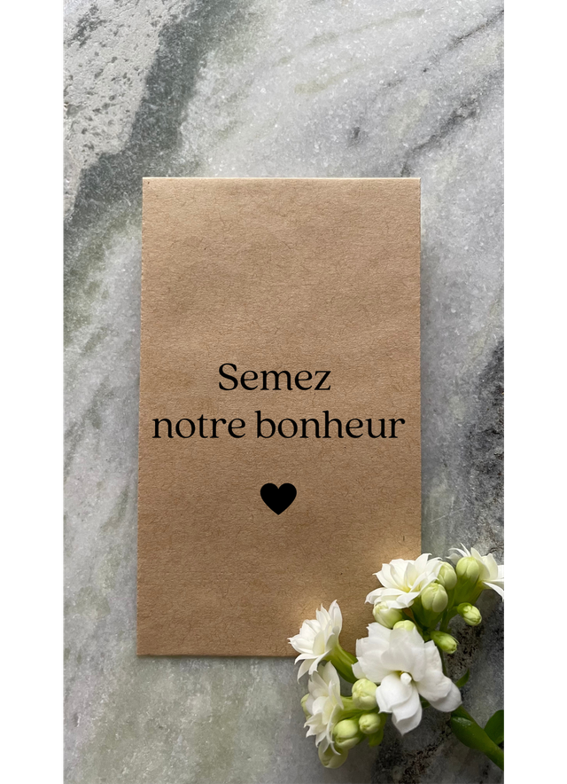 Sachet de graines &quot;Lana&quot; - Personnalisable