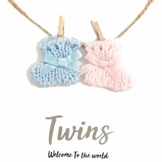 Baby Booties - Twins
