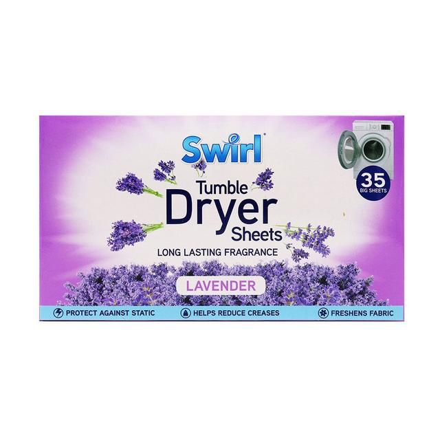 Swirl Tumble Dryer Sheets Lavender