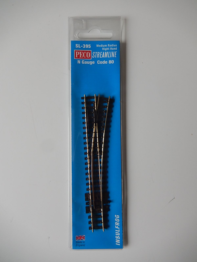 Aiguillage droit à droite 14° Peco SL-395 N