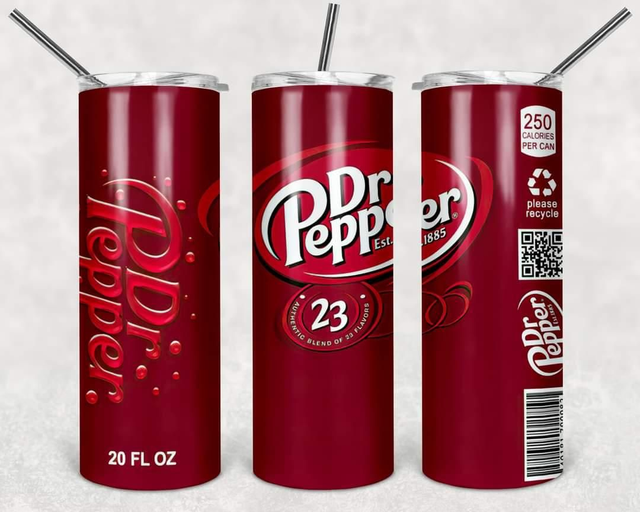 dr pepper 20oz tumbler