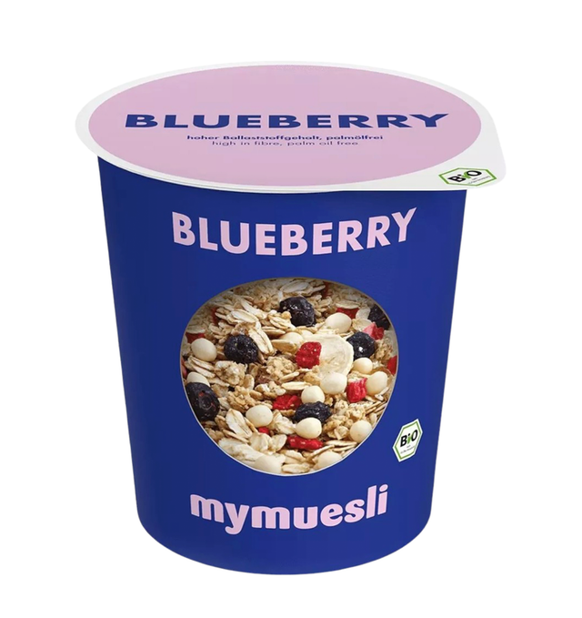 Mymuesli Blueberry - 85g Becher 2go