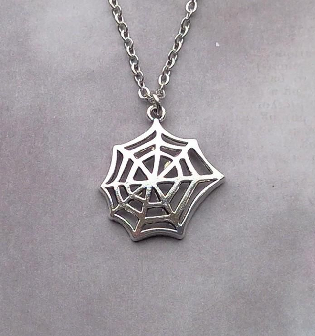 Spider Web Necklace 