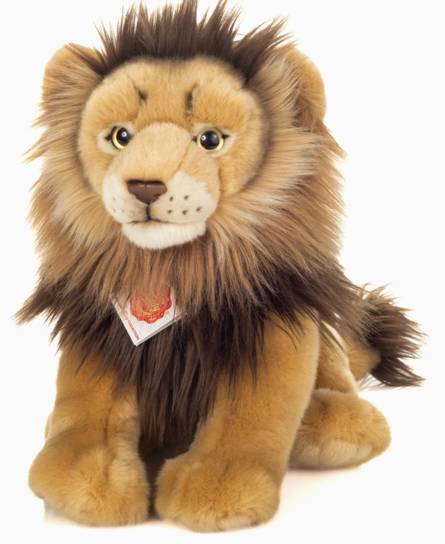 Lion assis 30 cm - peluche Teddy Hermann