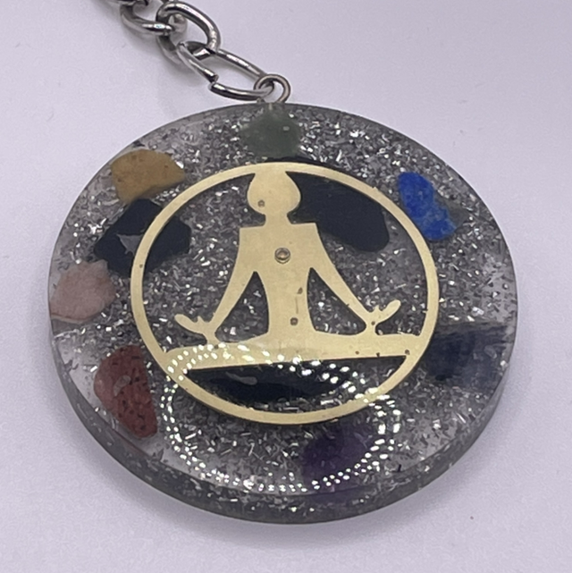 Buddha Resin Keyring