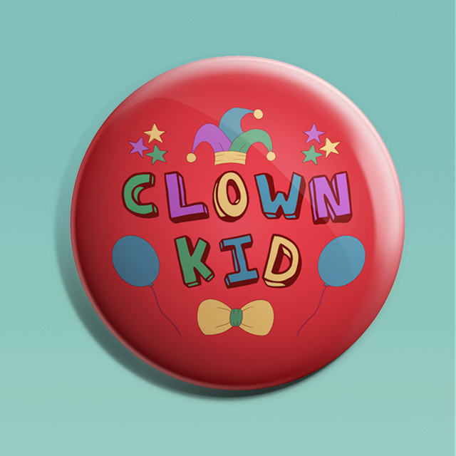 Clown Kid Badge